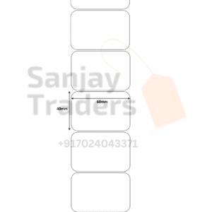 60mm X 40mm Polyester Glossy Labels