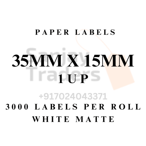 35mm X 15mm Paper labels - Image 2