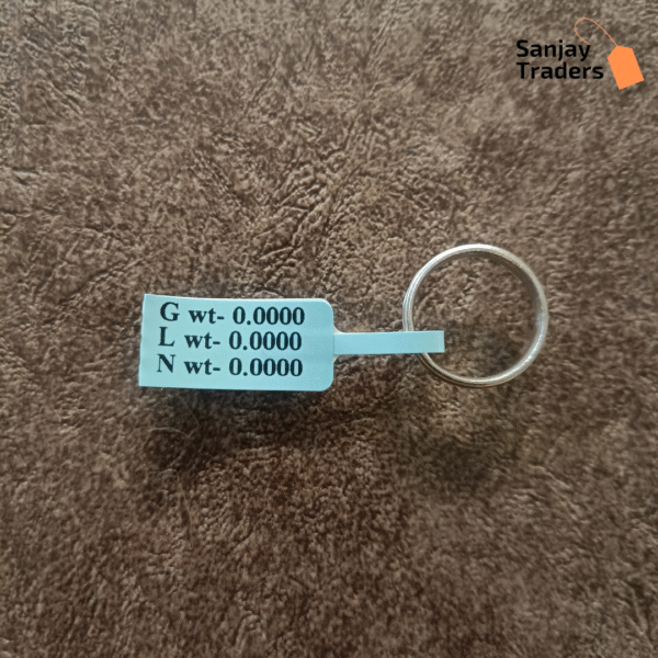 Blue Tag roll 100mm X 13mm (55mm printing area), partial gum, jewellery and opticals barcode label - Image 5