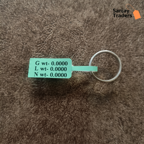 Green Tag roll 100mm X 13mm (55mm printing area), partial gum, jewellery and opticals barcode label - Image 4